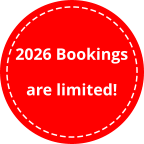 2026 Bookings are limited!